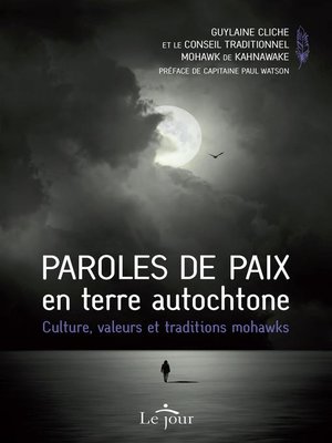 cover image of Paroles de paix en terre autochtone